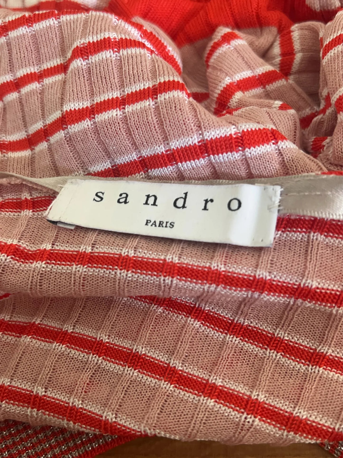 Sandro-långärmad t-shirt