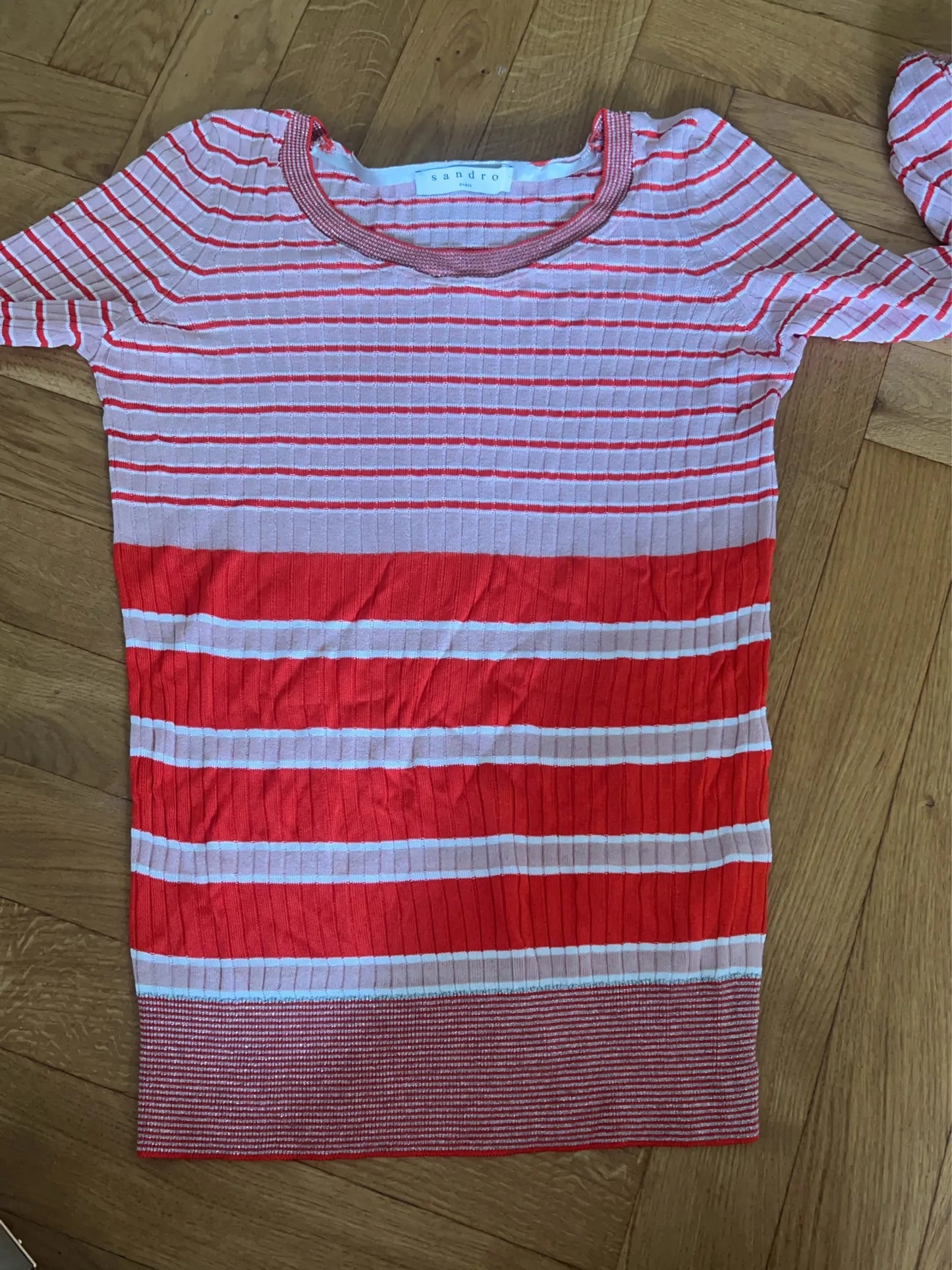 Sandro-långärmad t-shirt