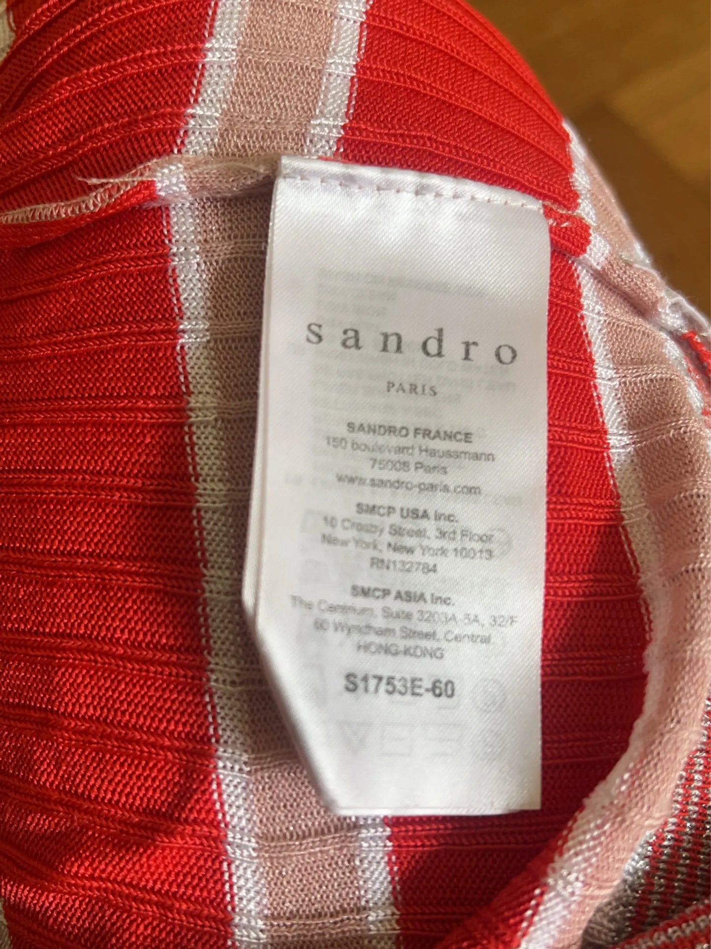 Sandro-långärmad t-shirt