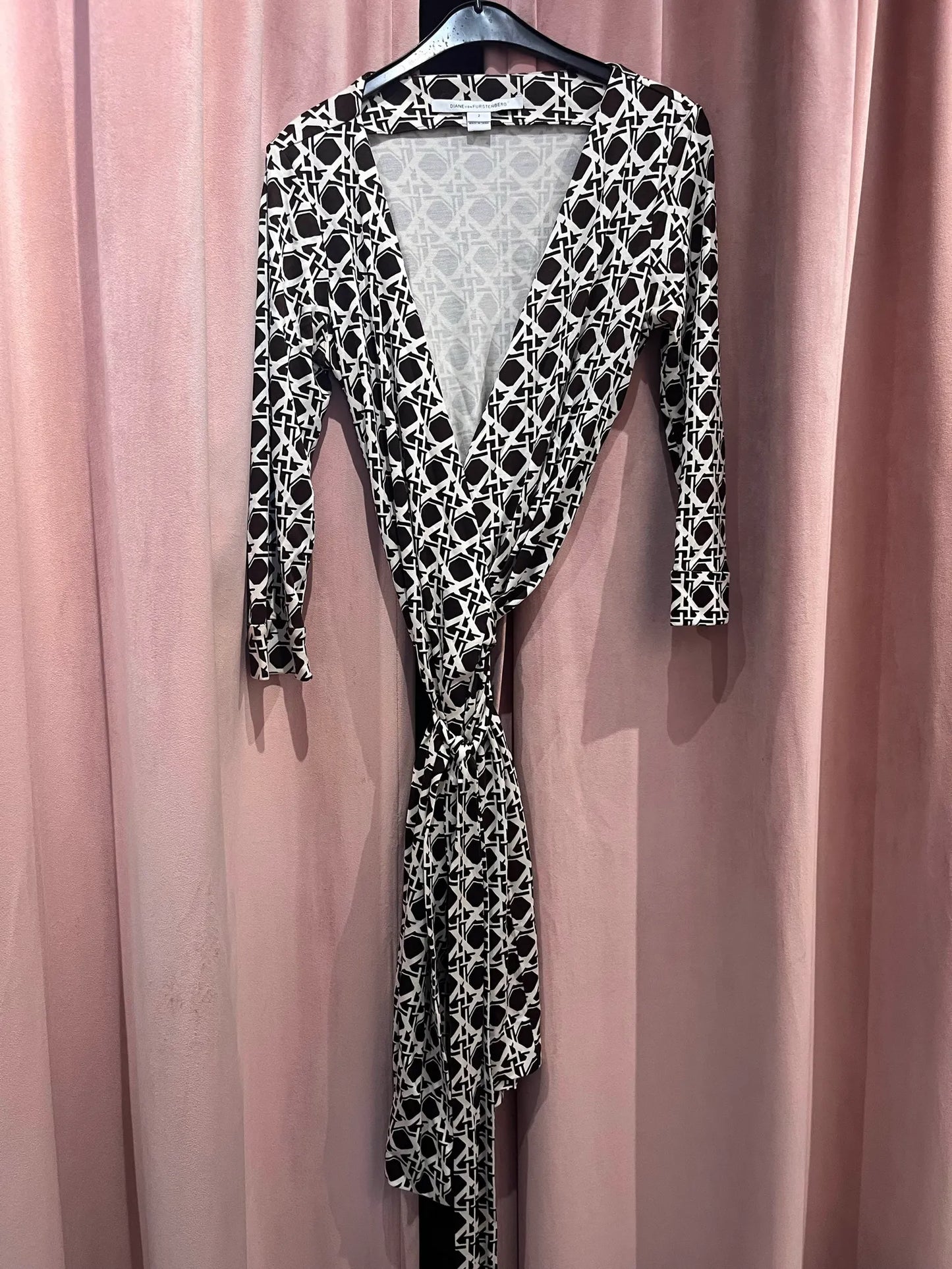 Diane Von Furstenberg New Julian Two Wrap Dress