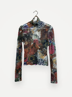 Rave Review Greta Patchwork Turtleneck