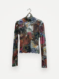 Rave Review Greta Patchwork Turtleneck
