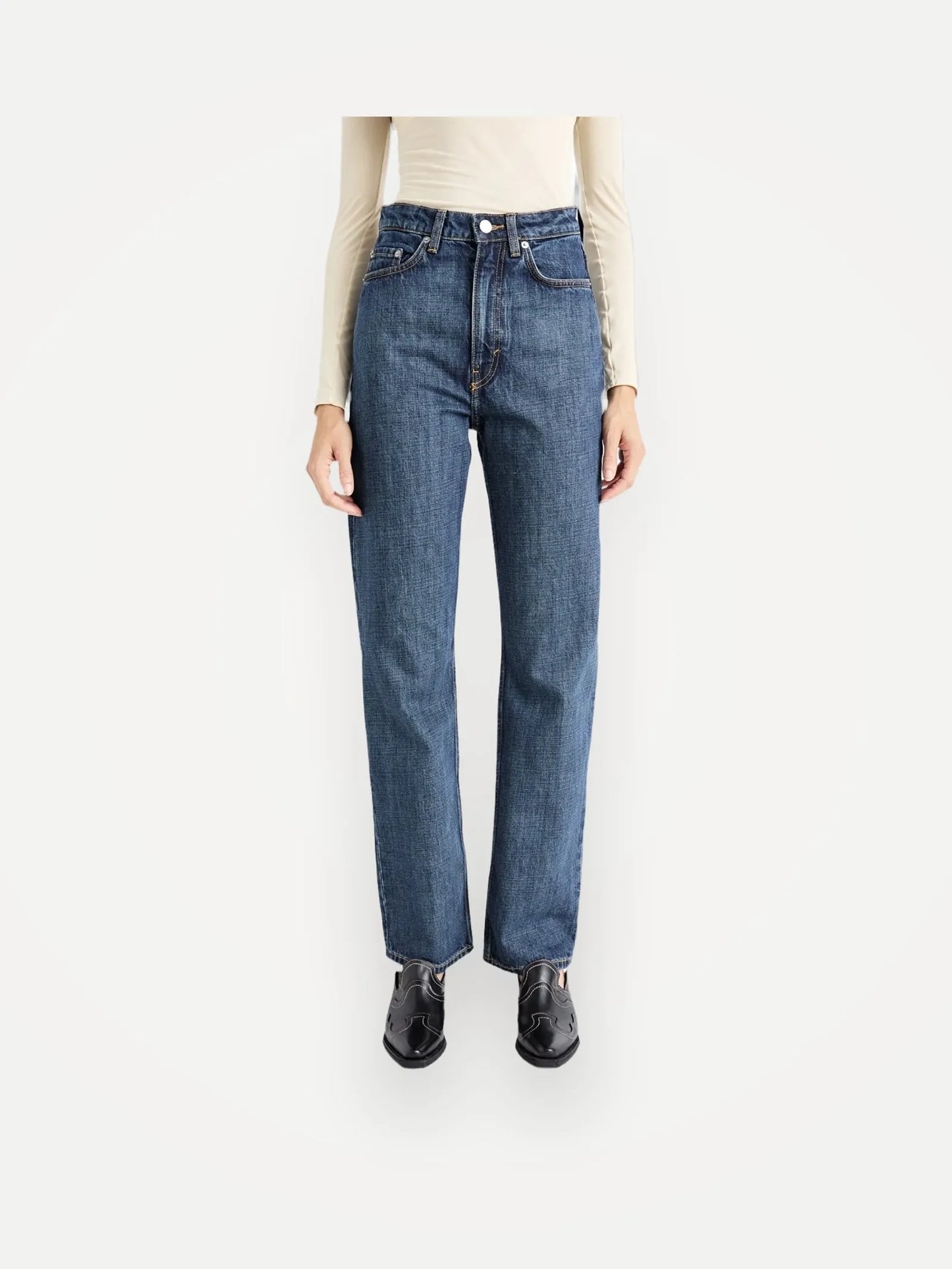 Weekday Rowe Extra High Straight-jeans