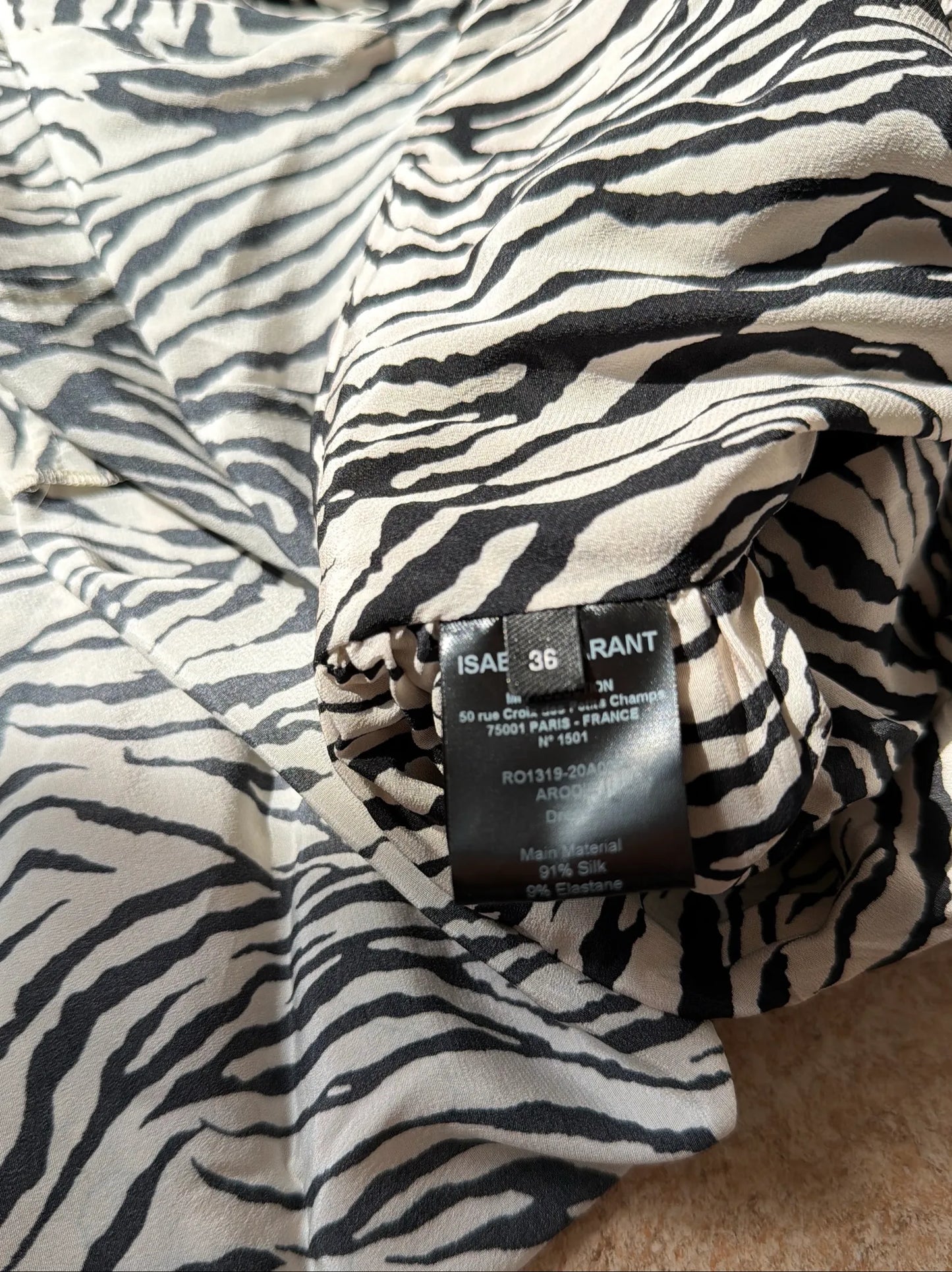 Isabel Marant Occasion-sidenklänning NWT