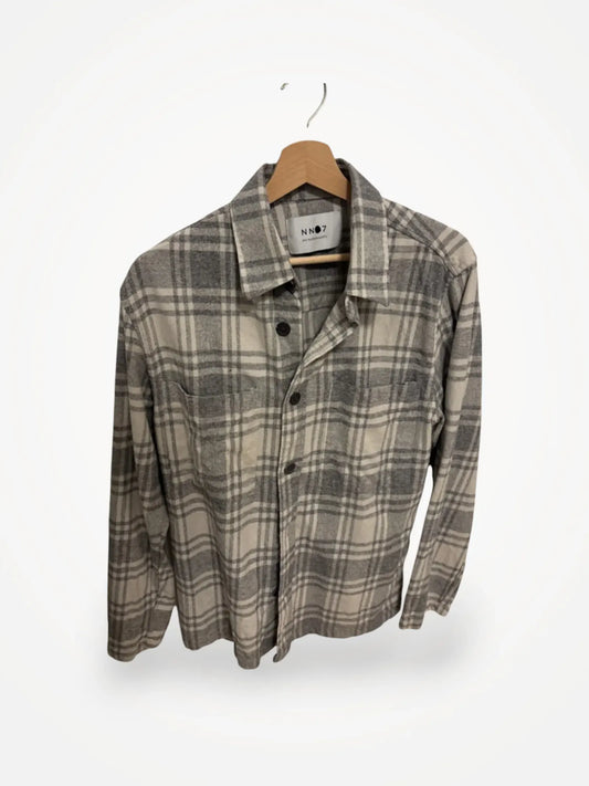 NN07 Frode Checked Grey Multi Shirt