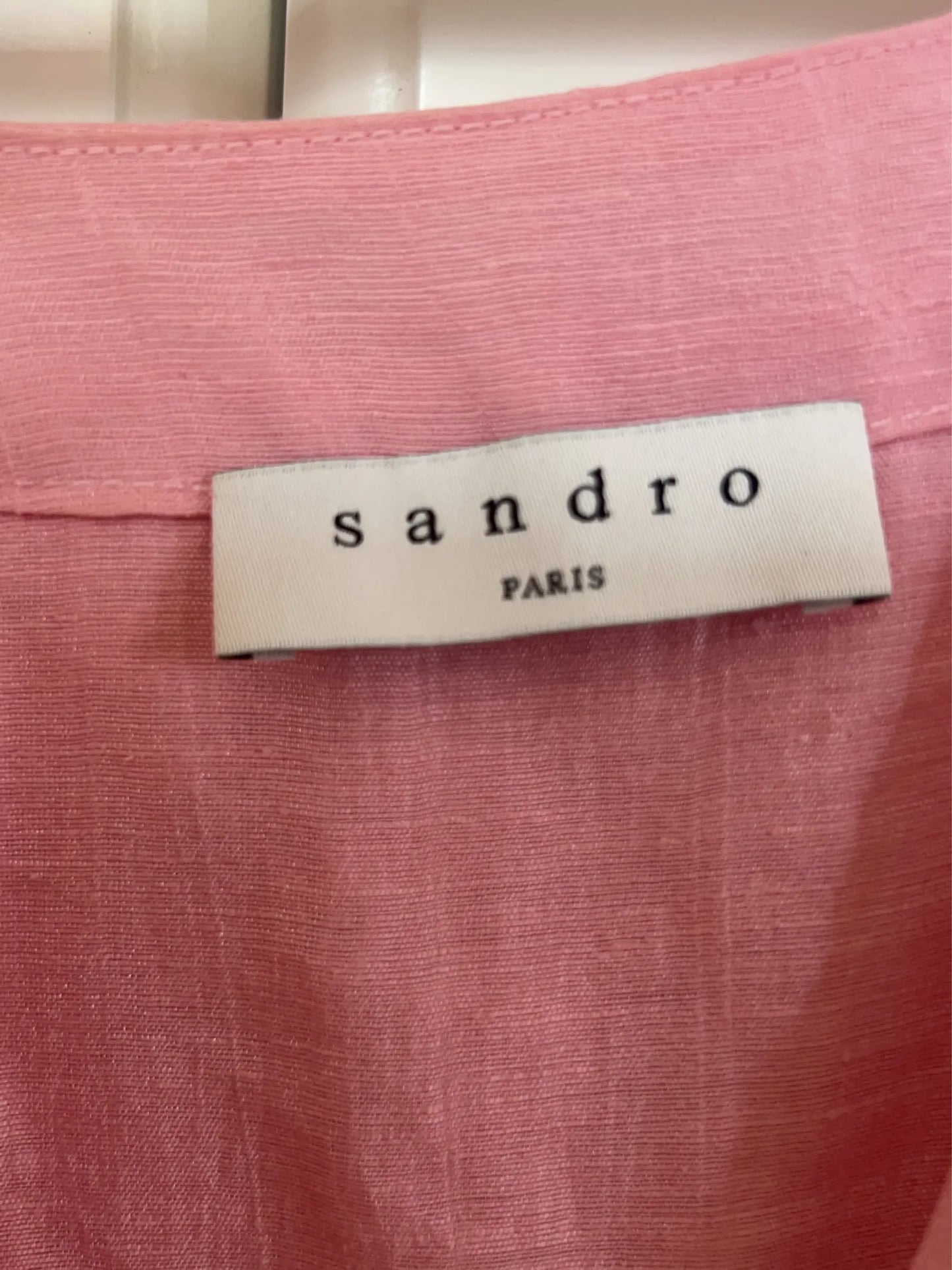 Sandro Sandro Buttoned Mini Flared-klänning NWOT