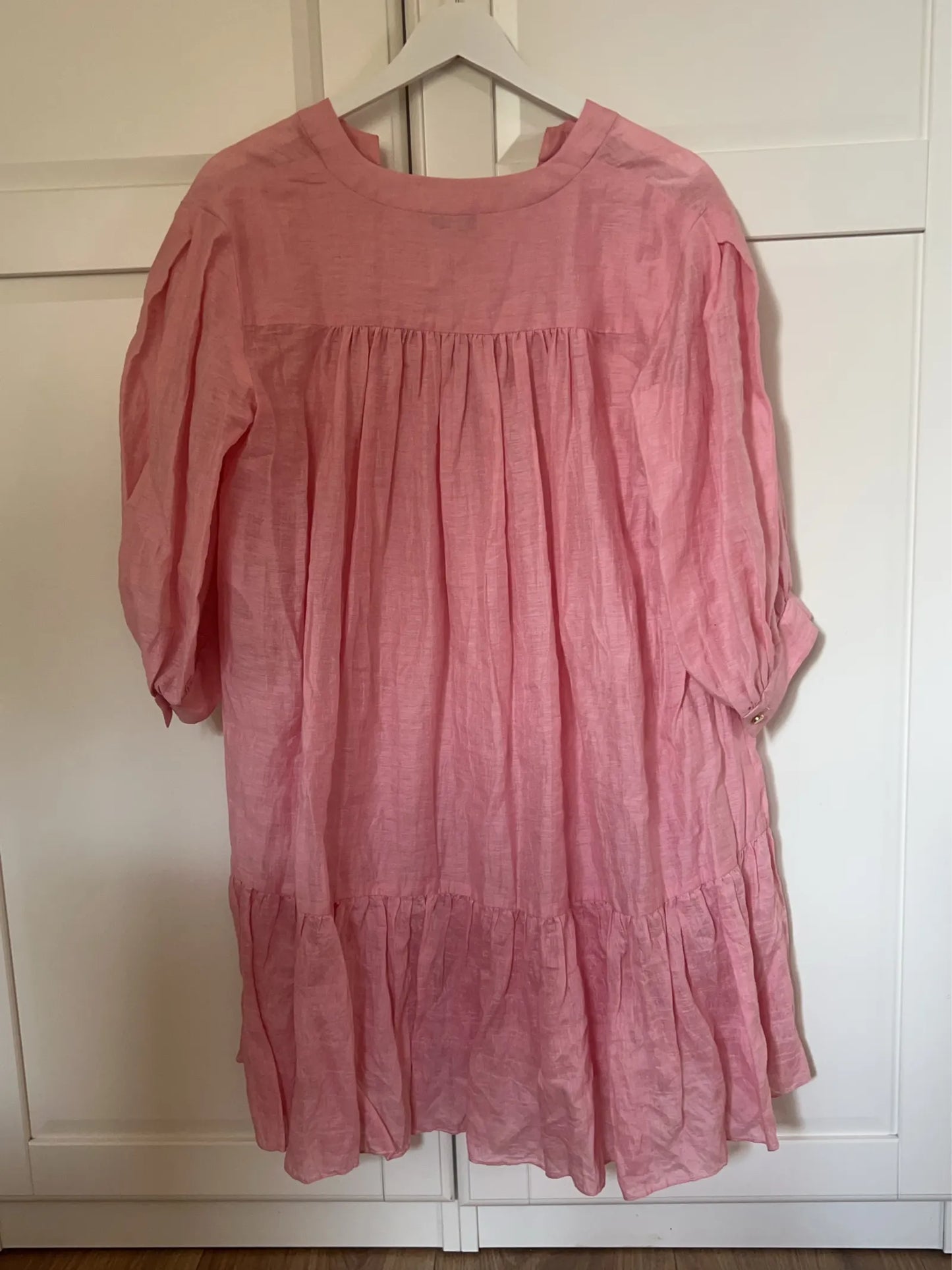 Sandro Sandro Buttoned Mini Flared-klänning NWOT