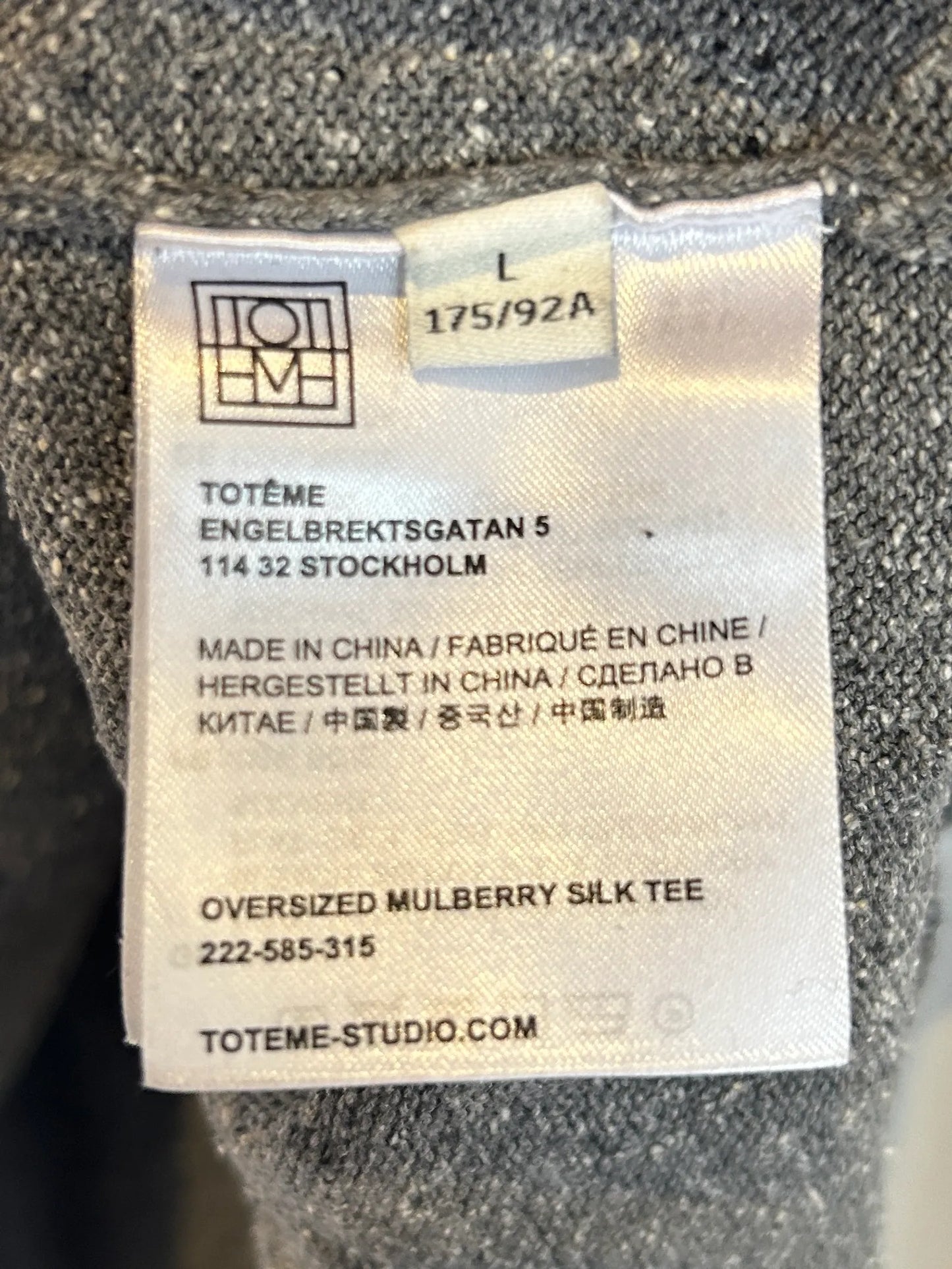 Toteme Oversized Mulberry-sident-shirt
