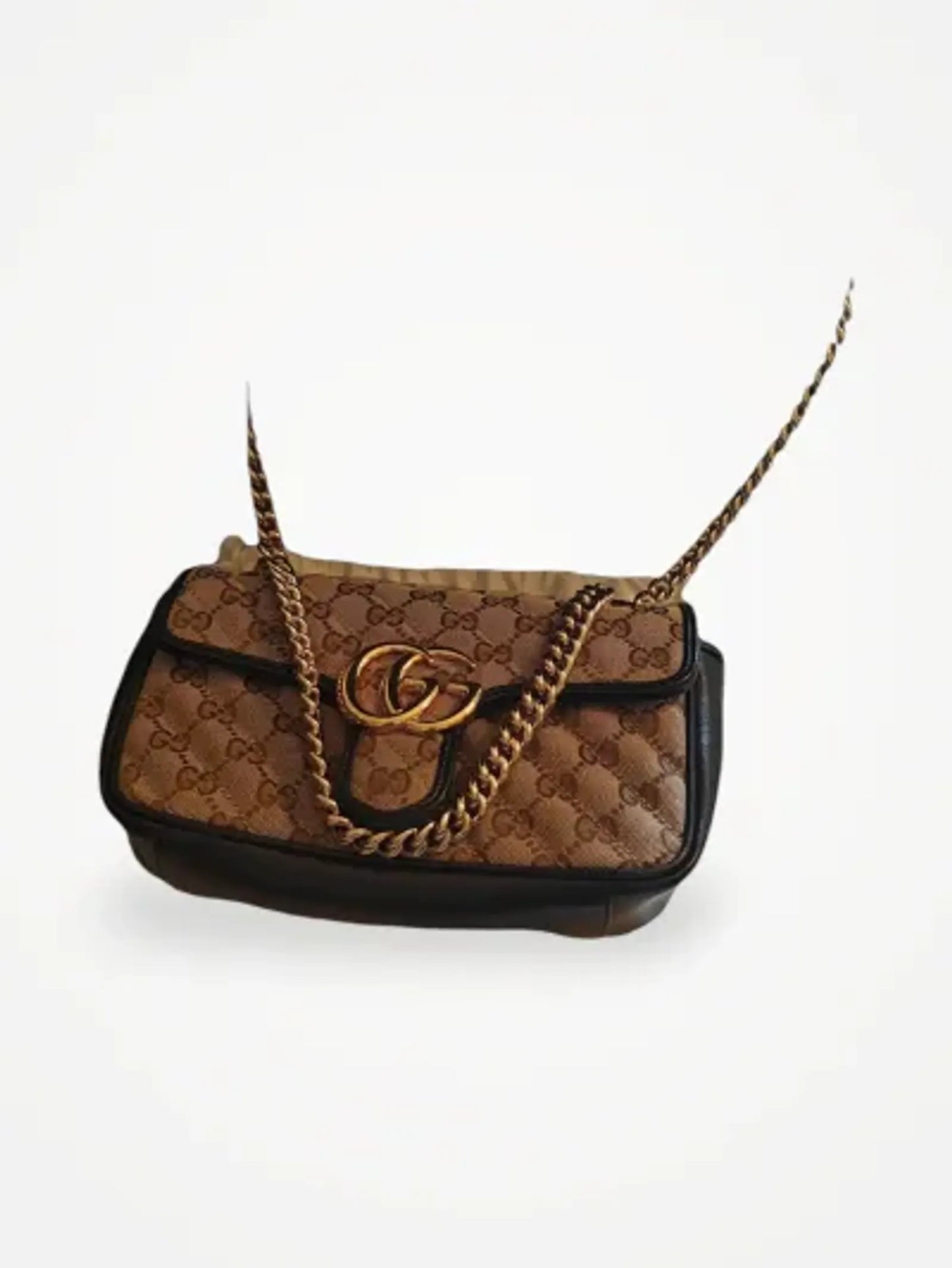 Gucci Marmont Small-skinnaxelremsväska NWOT