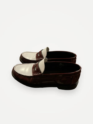 Les Deux-skinnloafers