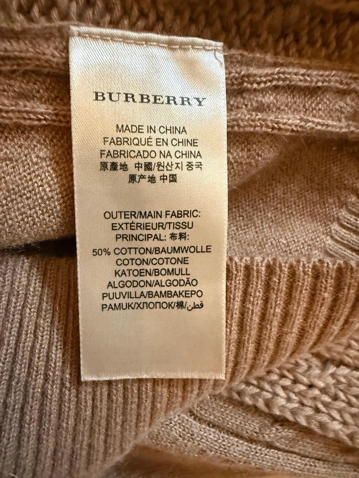 Burberry-tröja