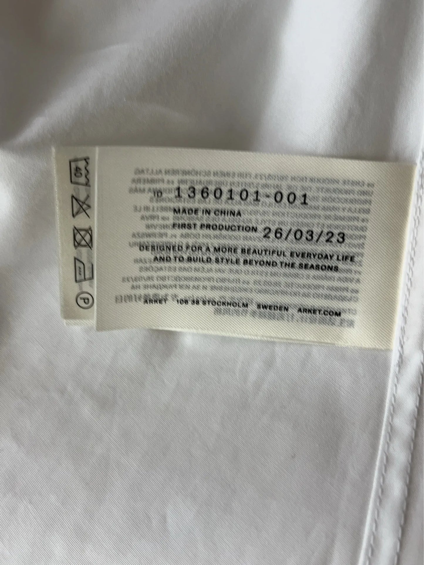 Arket-skjorta NWOT