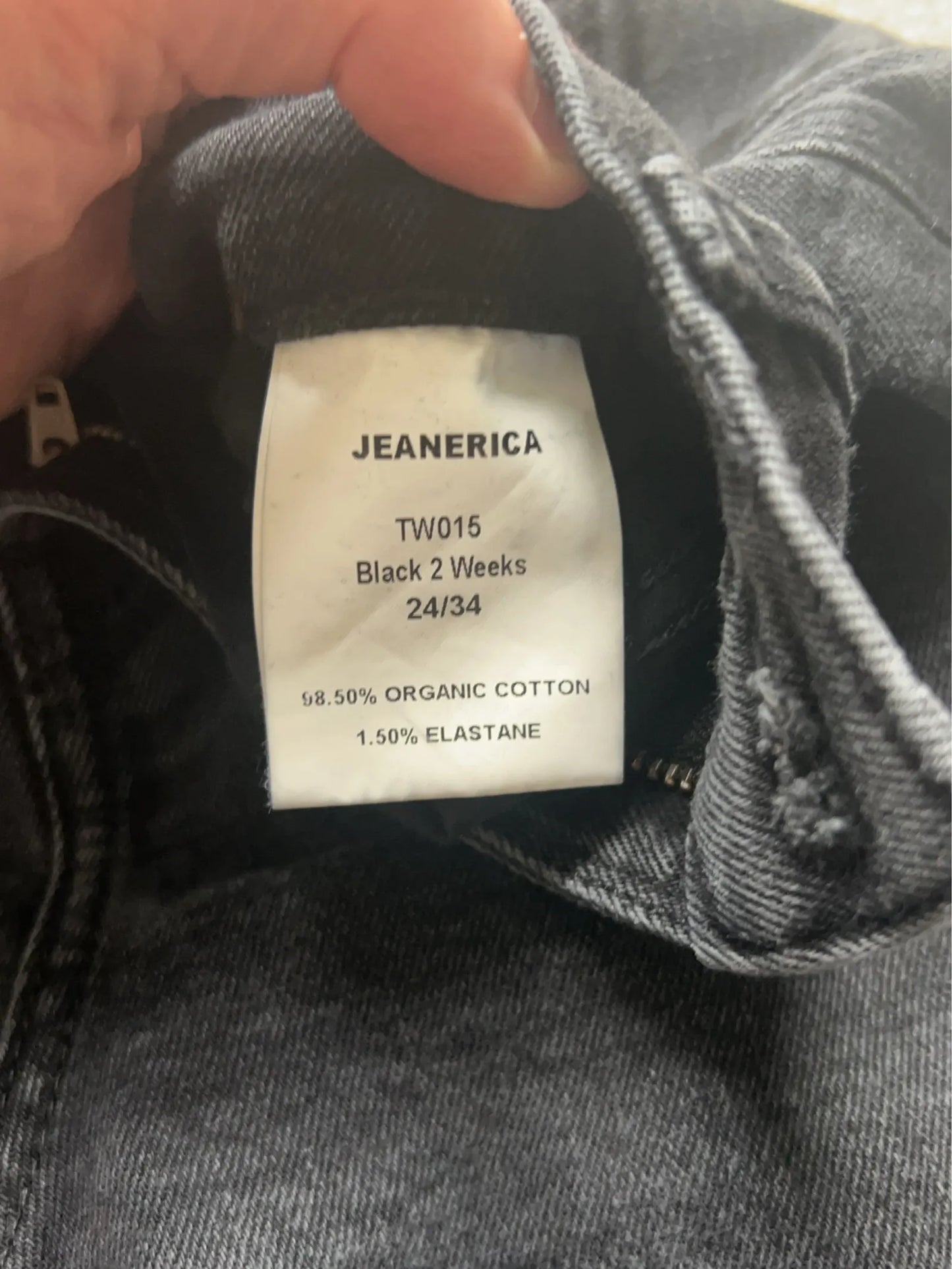 Jeanerica Tw015/ Black 2 Weeks-jeans