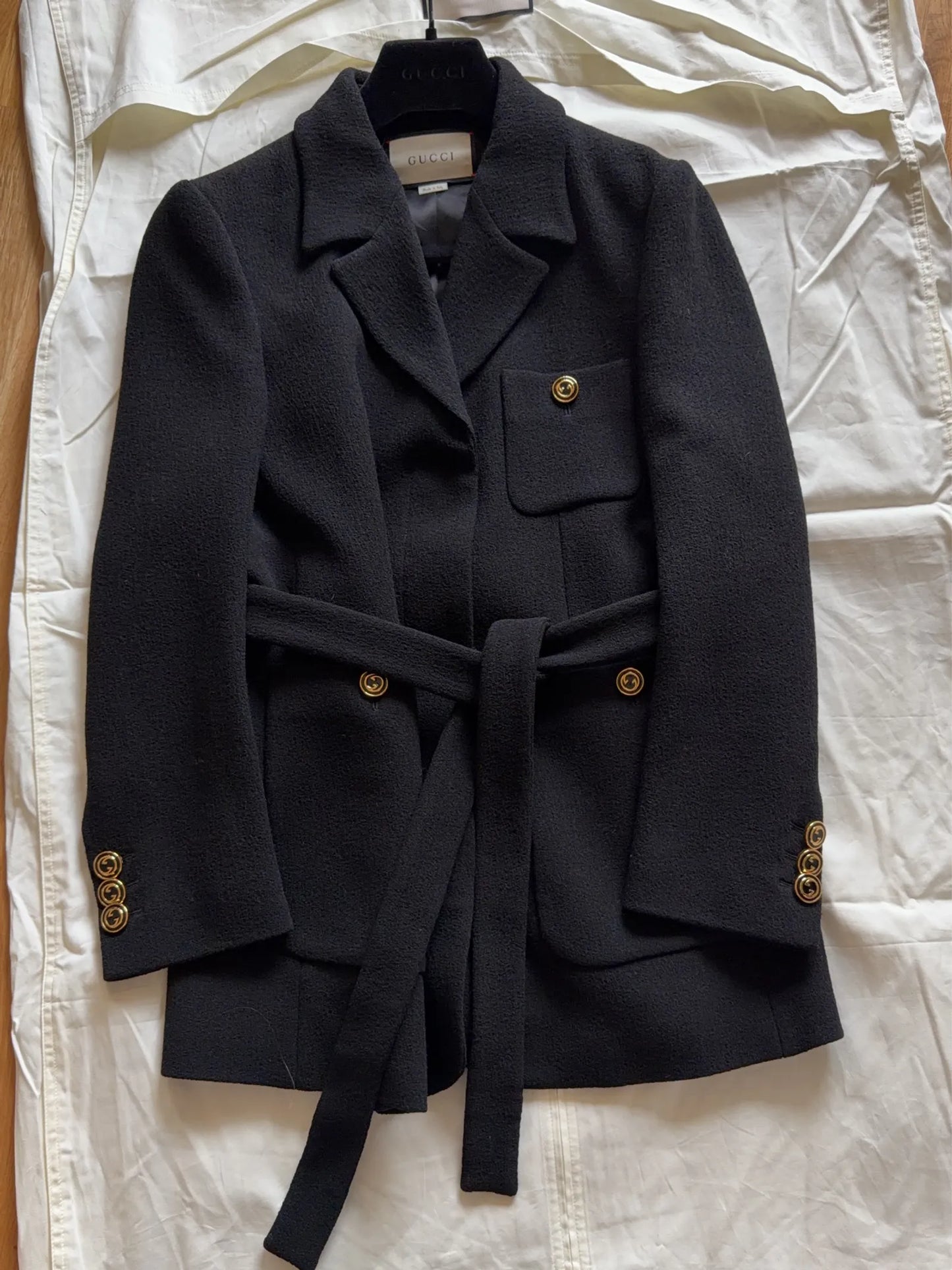 Gucci Gg Wool , 715724 Zhw03-ullkavaj NWOT