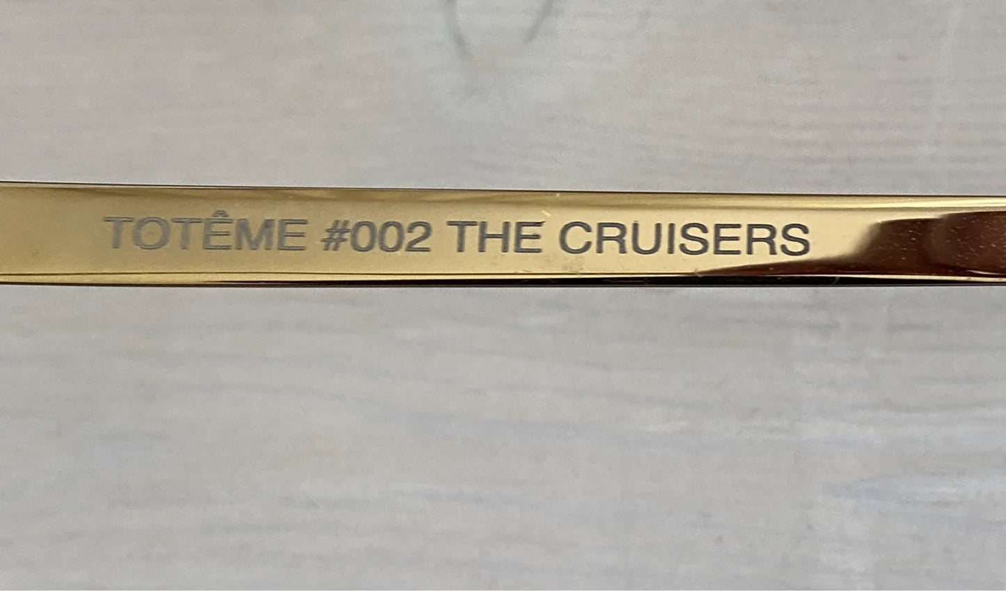 Toteme The Cruisers Sunglasses Gold Sunglasses