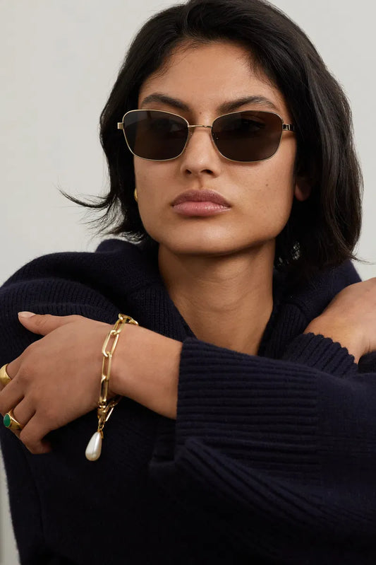 Toteme The Cruisers Sunglasses Gold-solglasögon