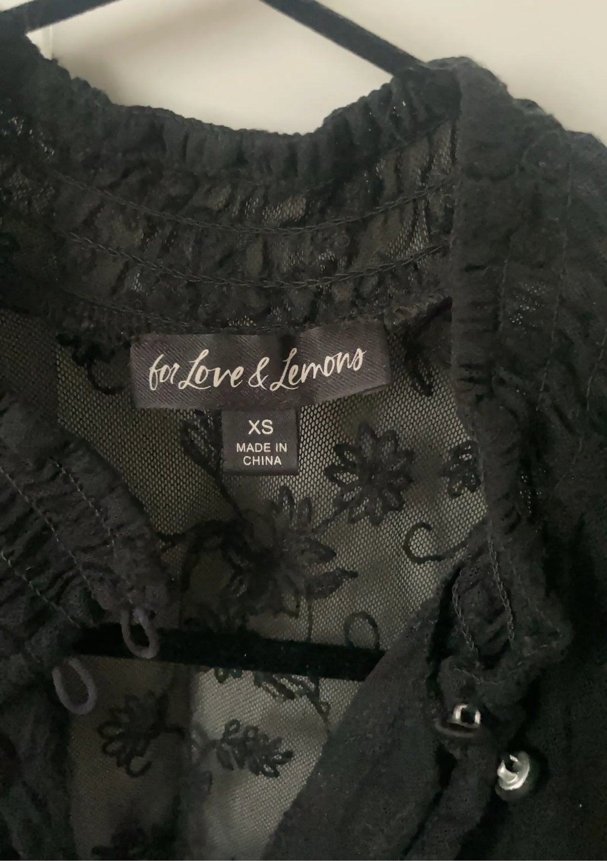 For love and Lemons-blus NWOT