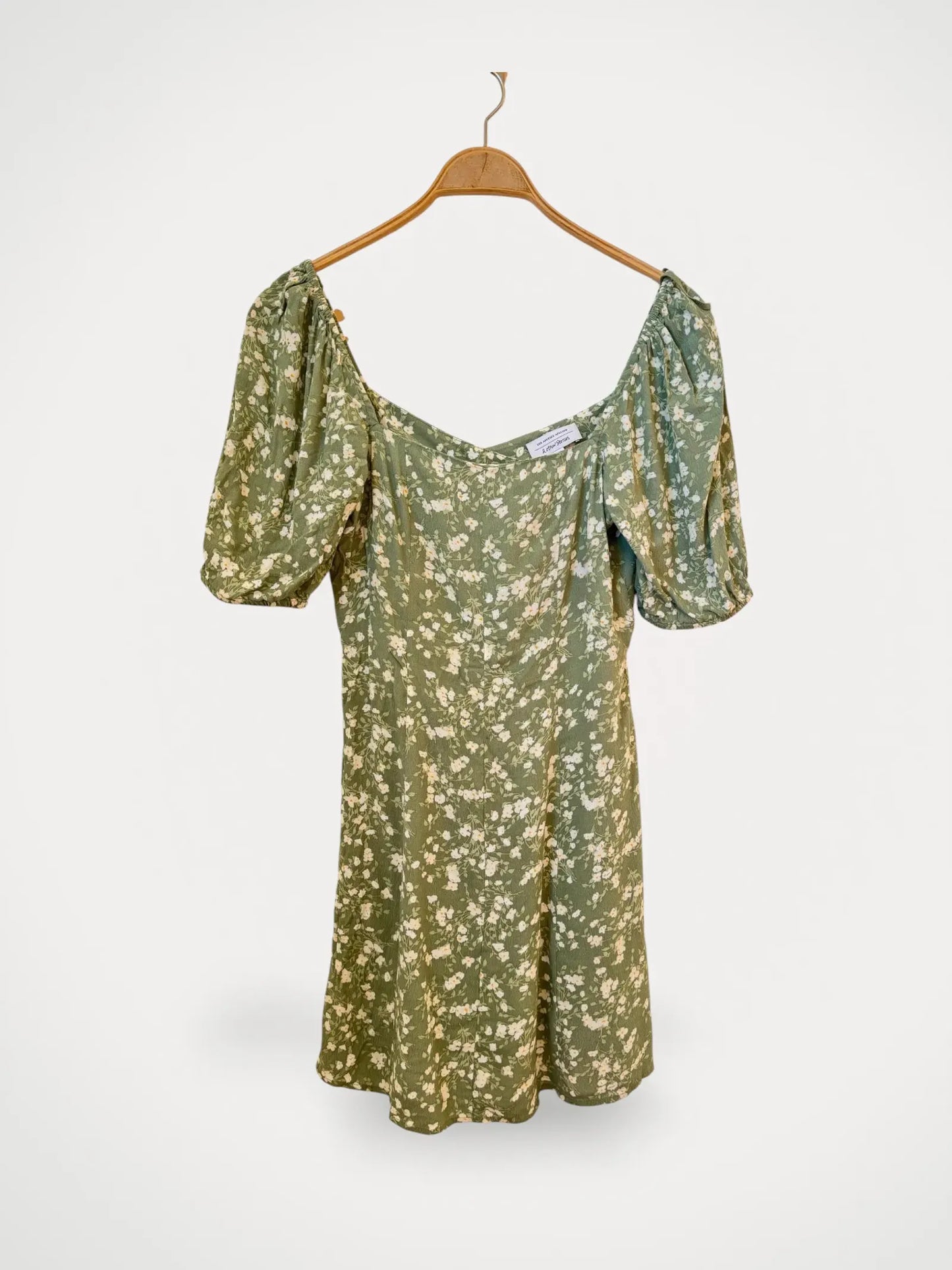 & Other Stories Puff Sleeve Mini Dress