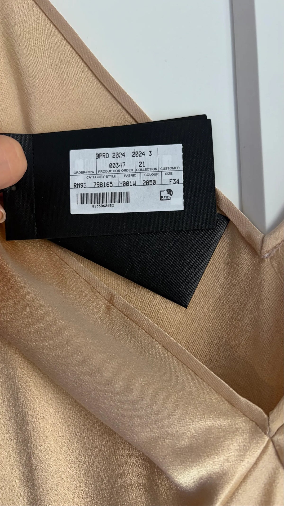 Saint Laurent Silk Slip-sidenklänning NWT