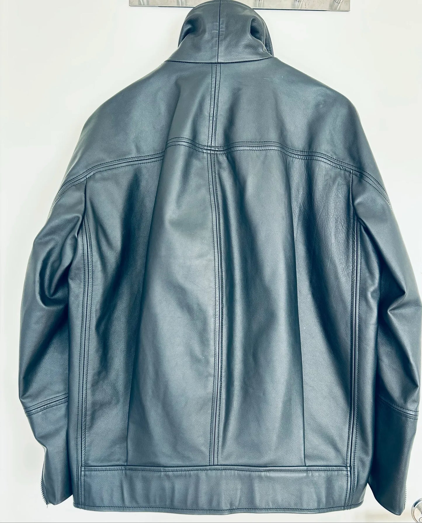 Dagmar Leather-skinnjacka NWOT