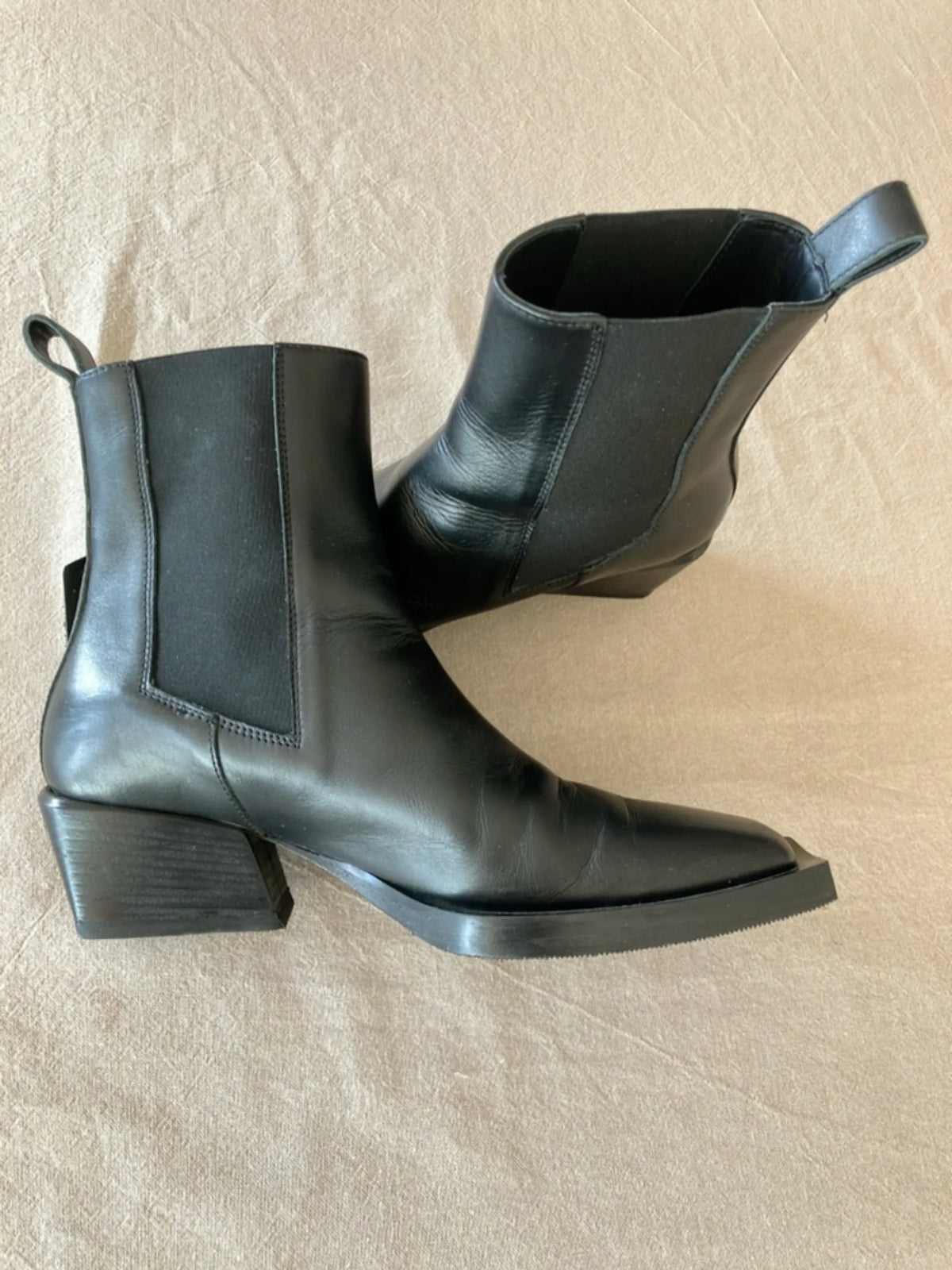 Dagmar Square Toe Chelsea-skinnboots