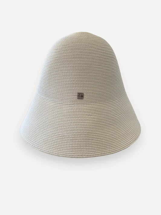 Toteme Wowen Paper Straw White-hatt