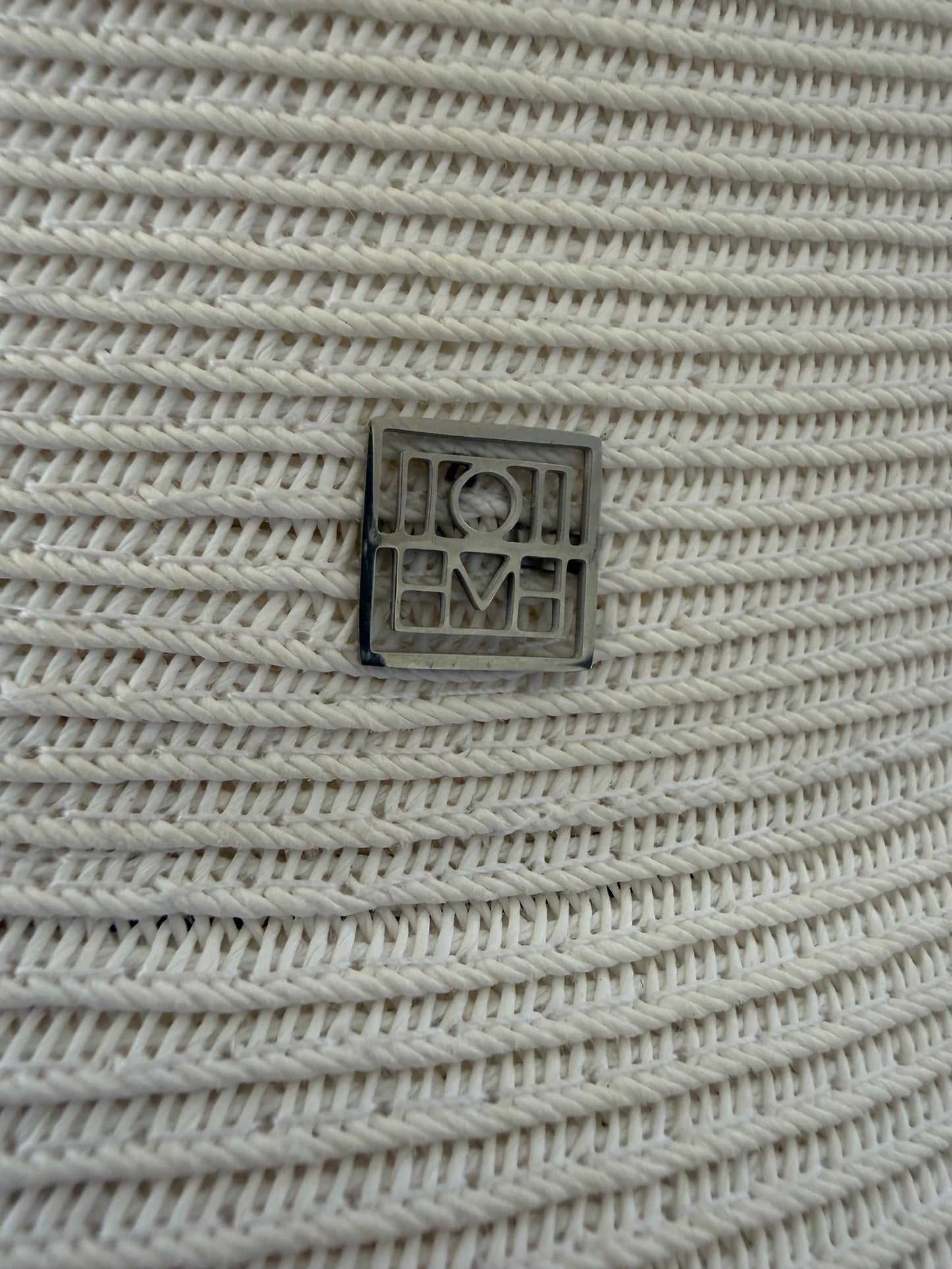Toteme Wowen Paper Straw White-hatt