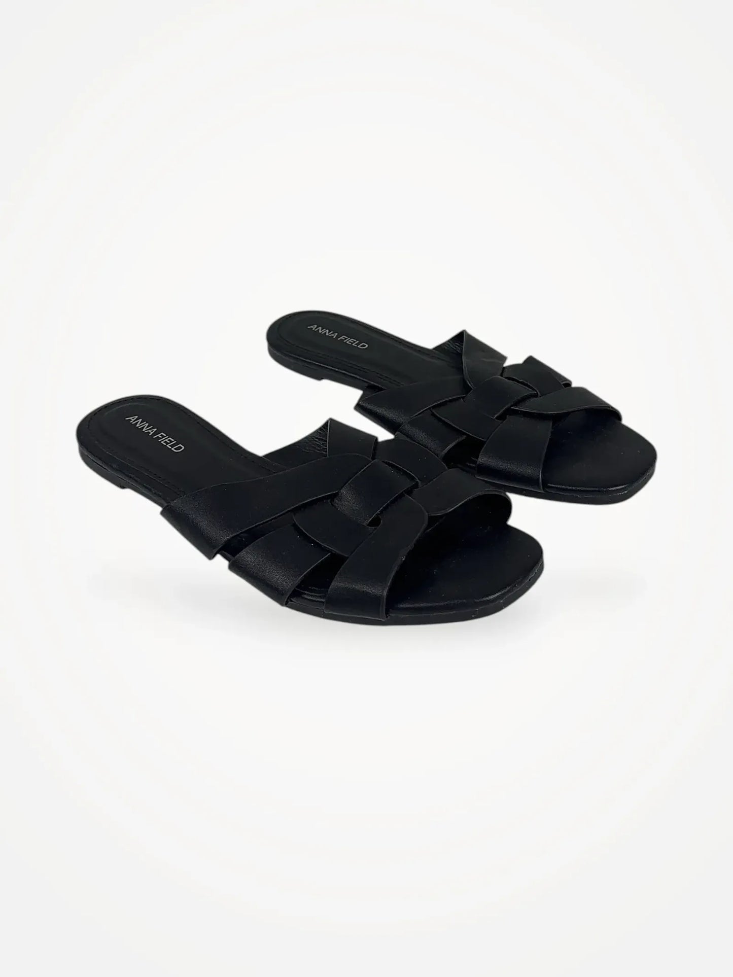 Anna Field-skinnsandaler