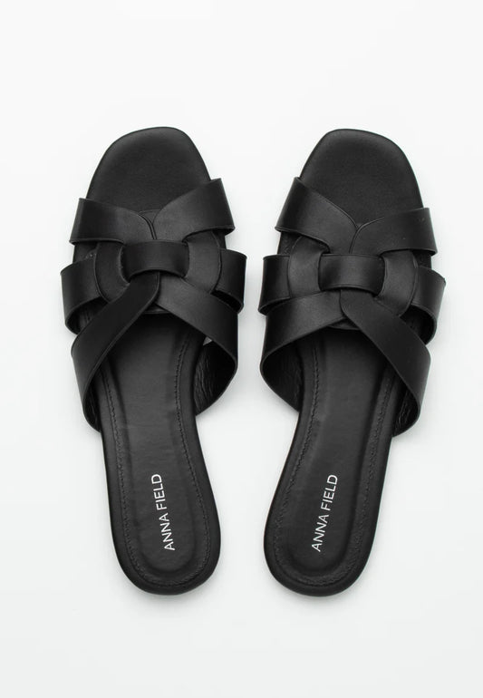 Anna Field-skinnsandaler