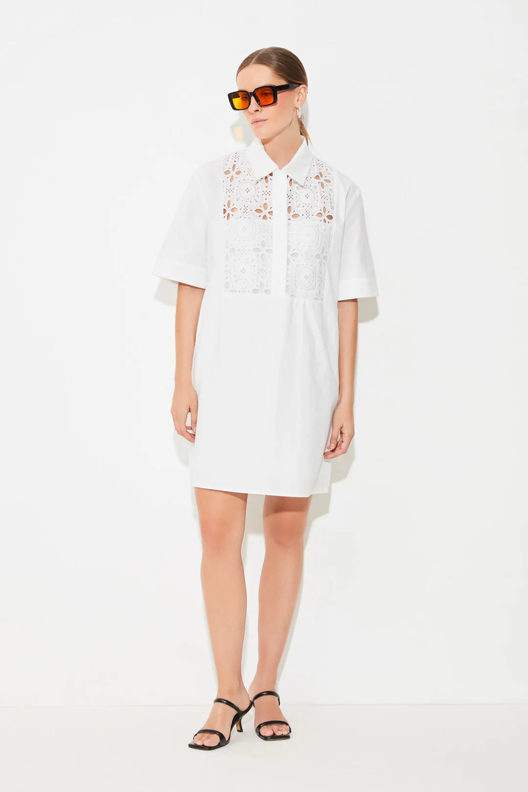 Suncoo Robe Cross-klänning NWOT