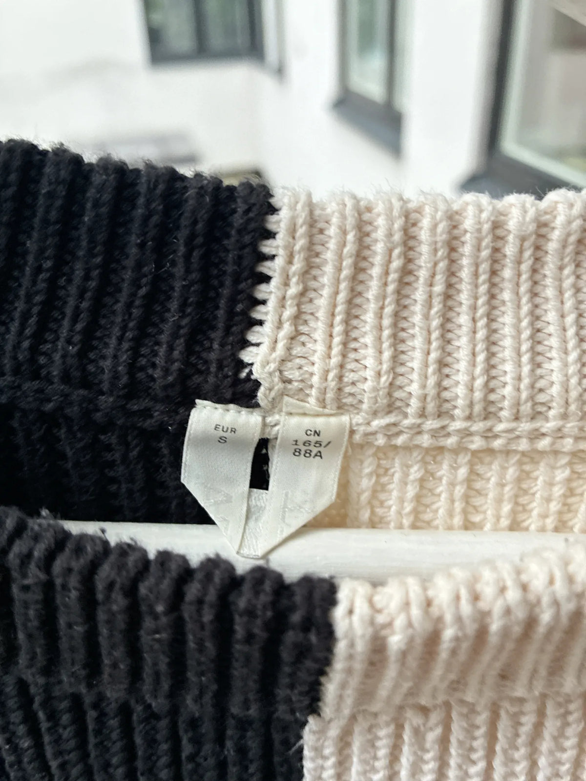 Arket Block Striped Cotton-tröja NWOT