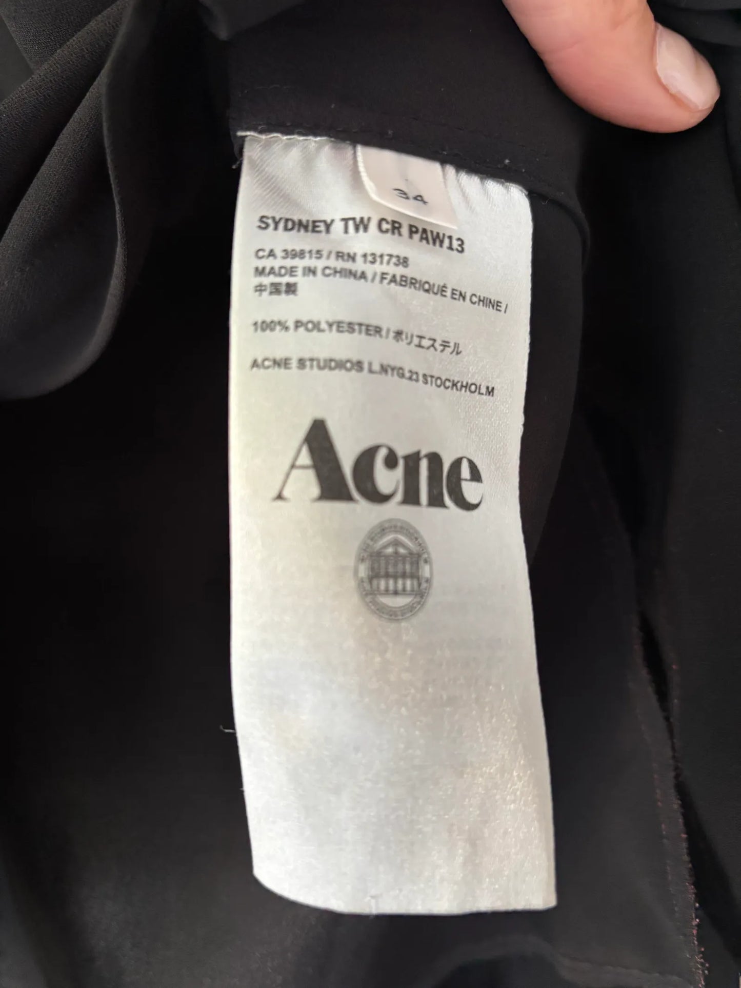 Acne Studios-skjorta