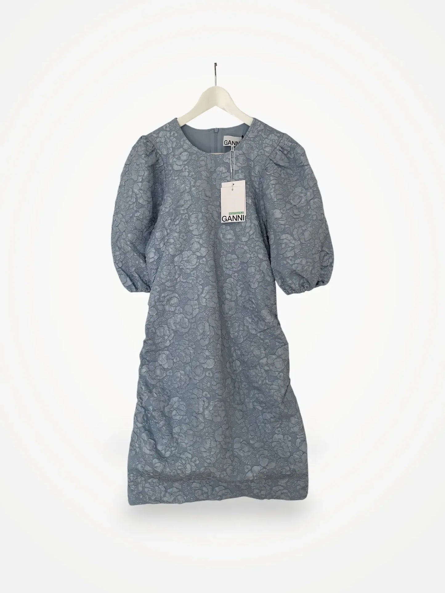 Ganni Cloqué Mini Dress