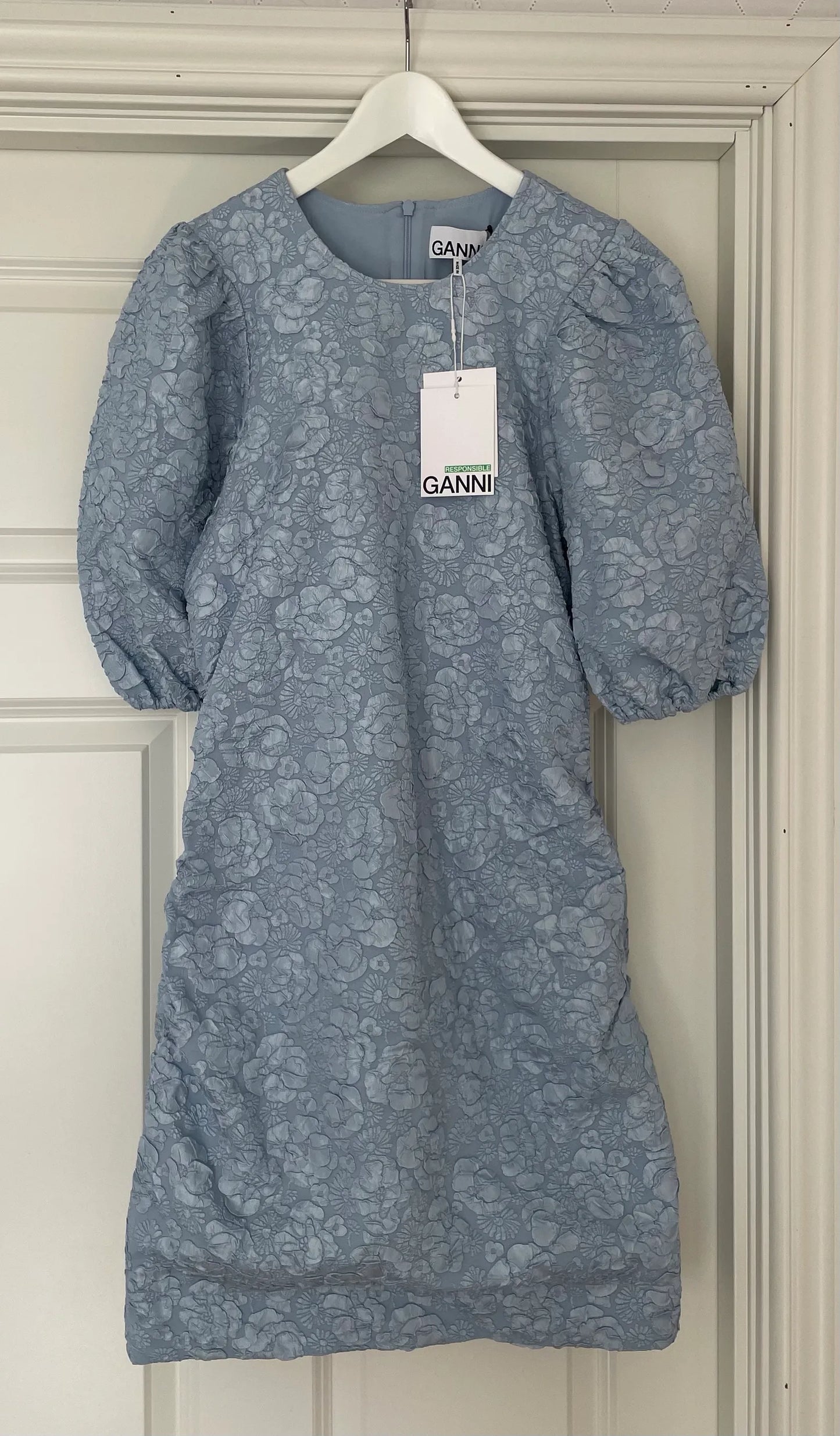 Ganni Cloqué Mini Dress