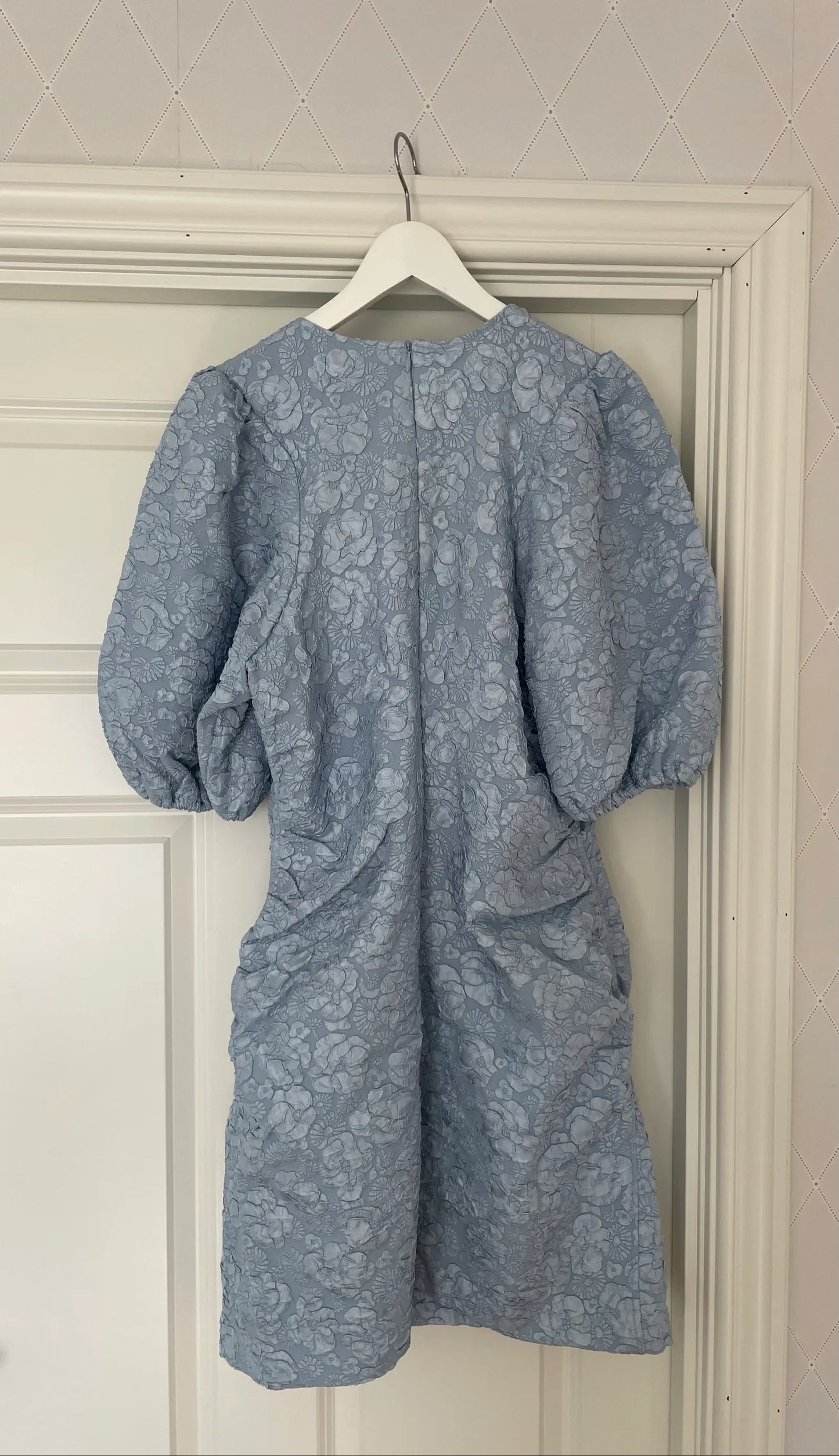 Ganni Cloqué Mini Dress