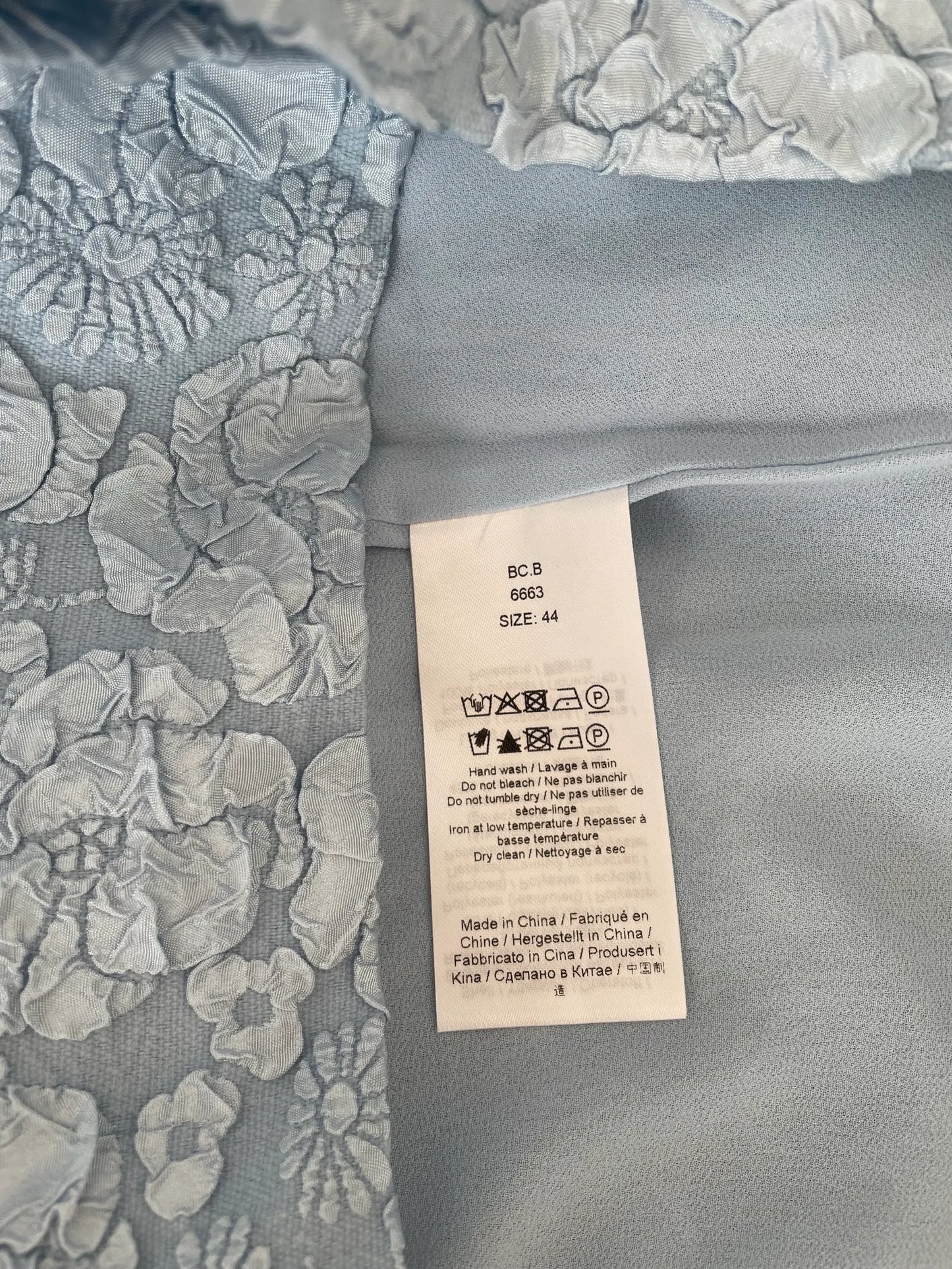 Ganni Cloqué Mini Dress