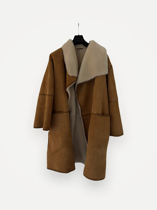 Toteme Draped Shearling-kappa