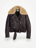 Acne Studios Velocite Leather Biker-skinnjacka
