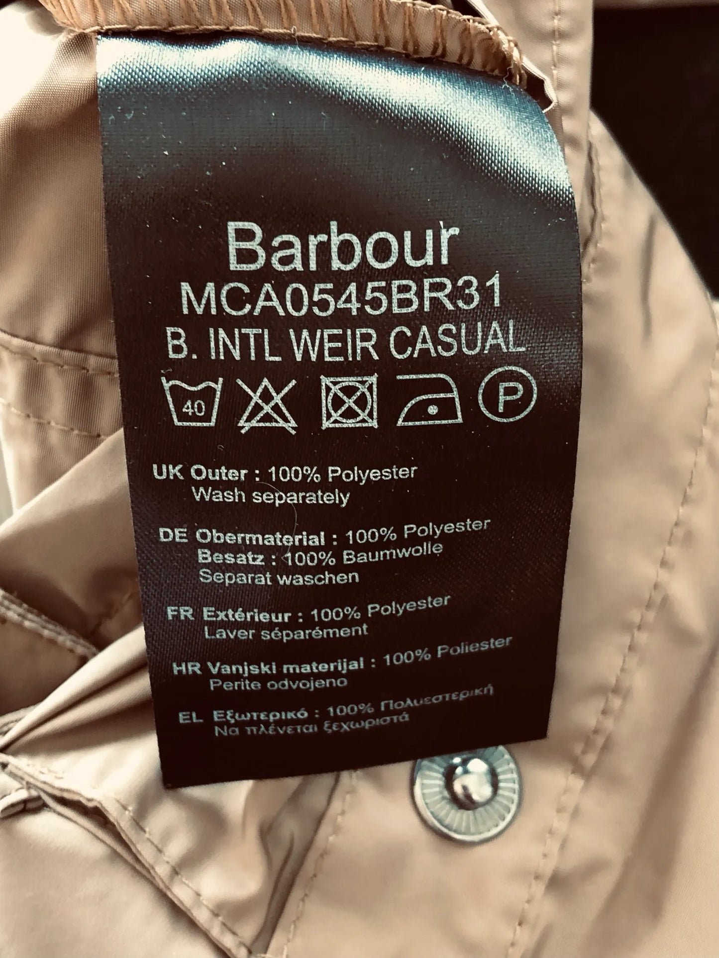 Barbour Jacket