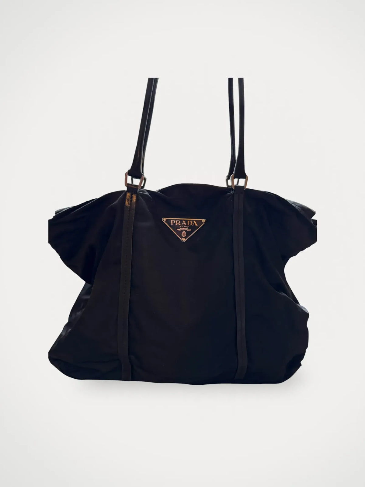 Prada Tessuto-axelremsväska