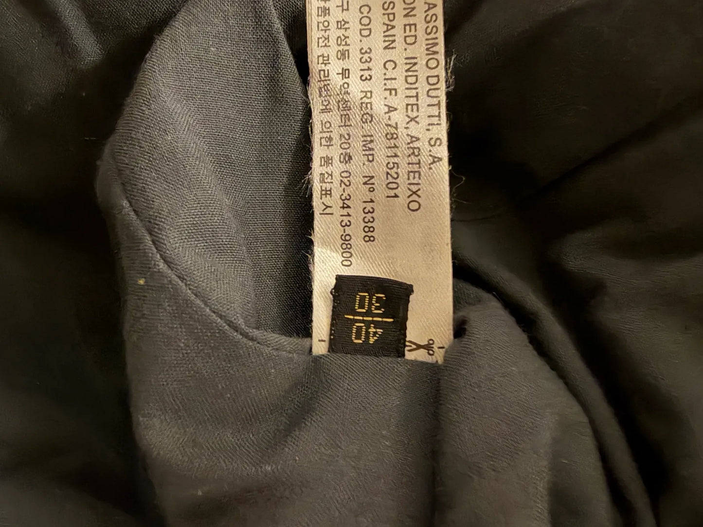 Massimo Dutti Gray Checked Wool Blazer