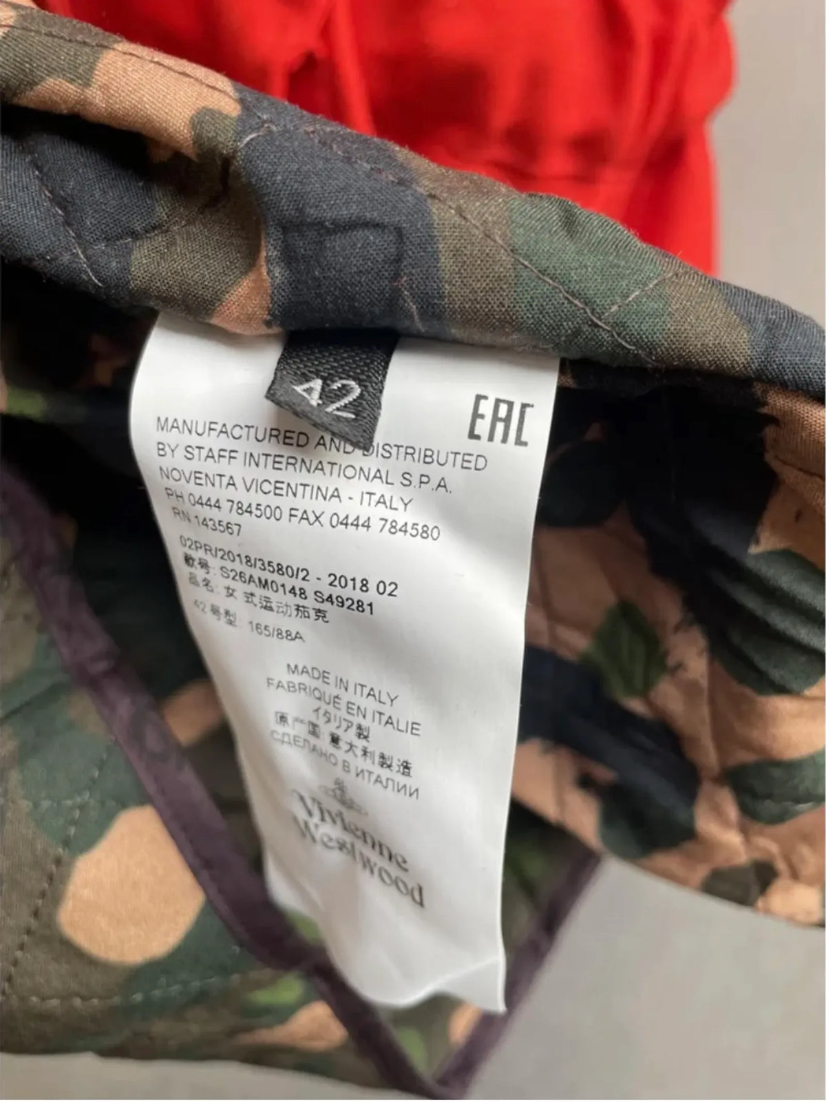 Vivienne Westwood-kashmirkappa NWOT