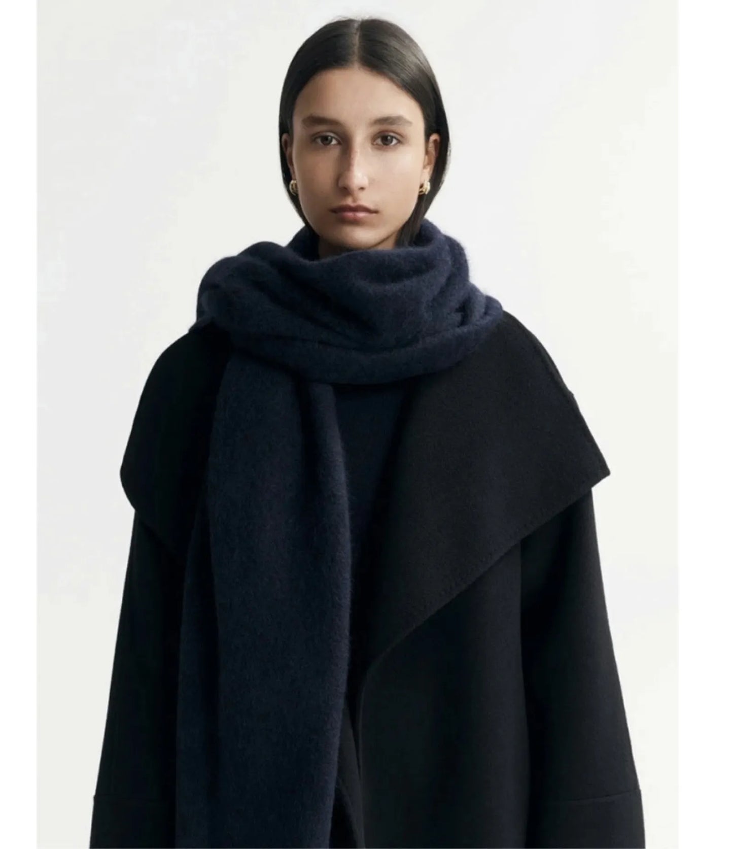 Soft Goat Accessories Alpaca Navy One Size Scarf