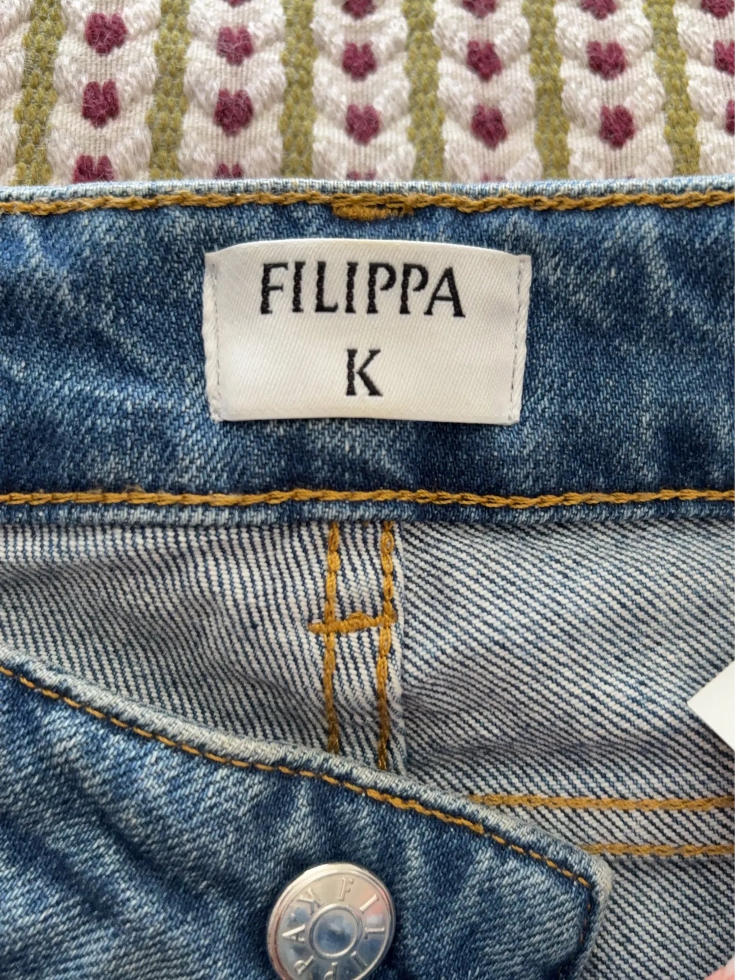 Filippa K Stella Cropped Mid Blue Wash Jeans