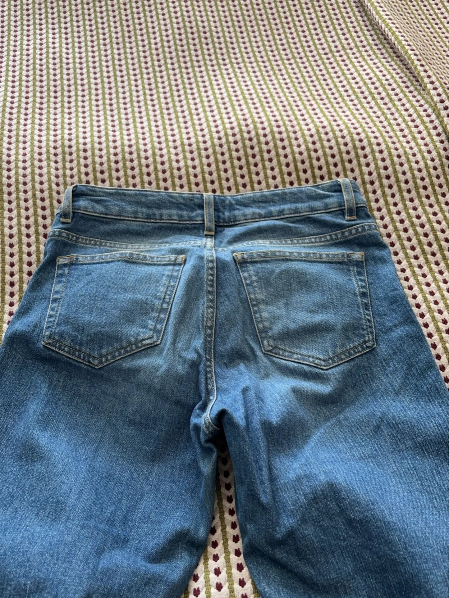 Filippa K Stella Cropped Mid Blue Wash Jeans