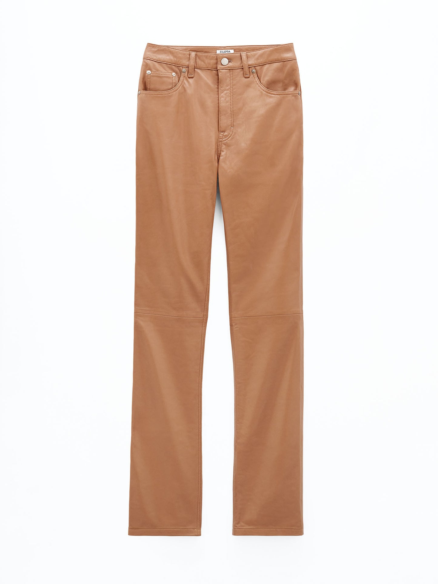 Filippa K Leather Five Pocket-skinnbyxor
