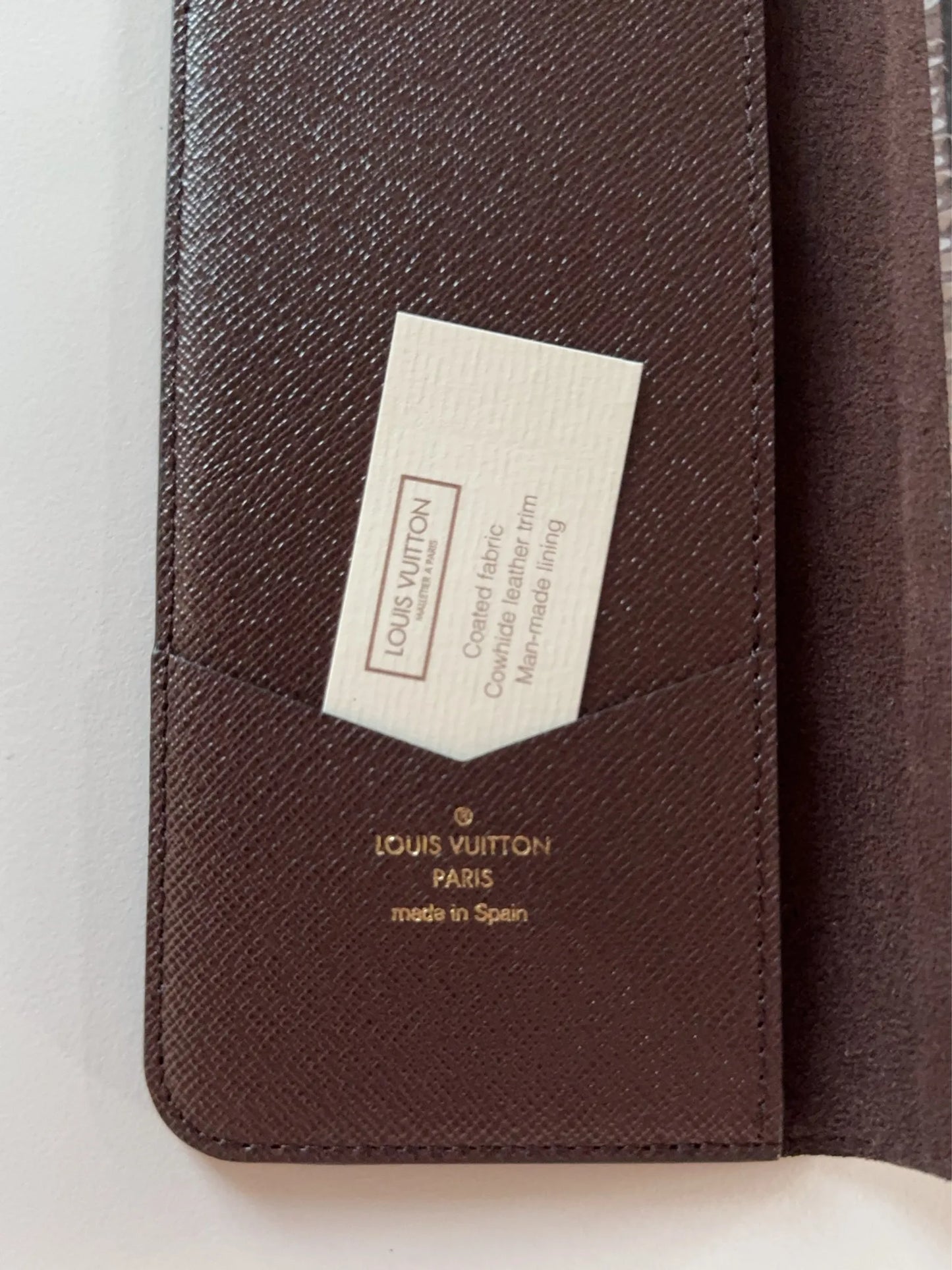 Louis Vuitton Case Iphone 7-skinnplånbok NWOT