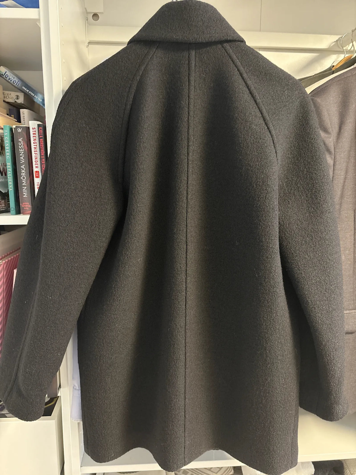 Filippa K Double Breasted Boiled Wool Peacoat-ulljacka NWT