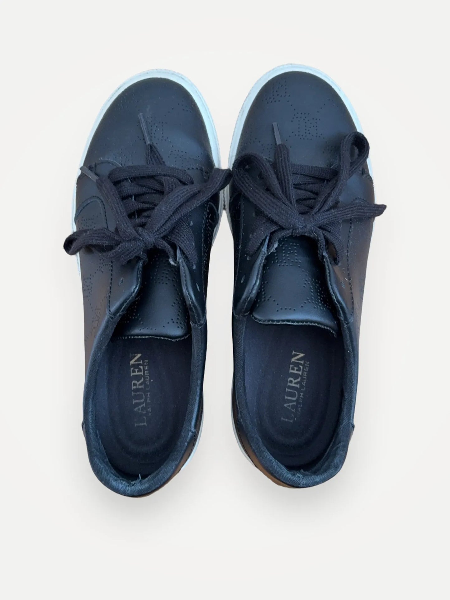 Ralph Lauren-skinnsneakers