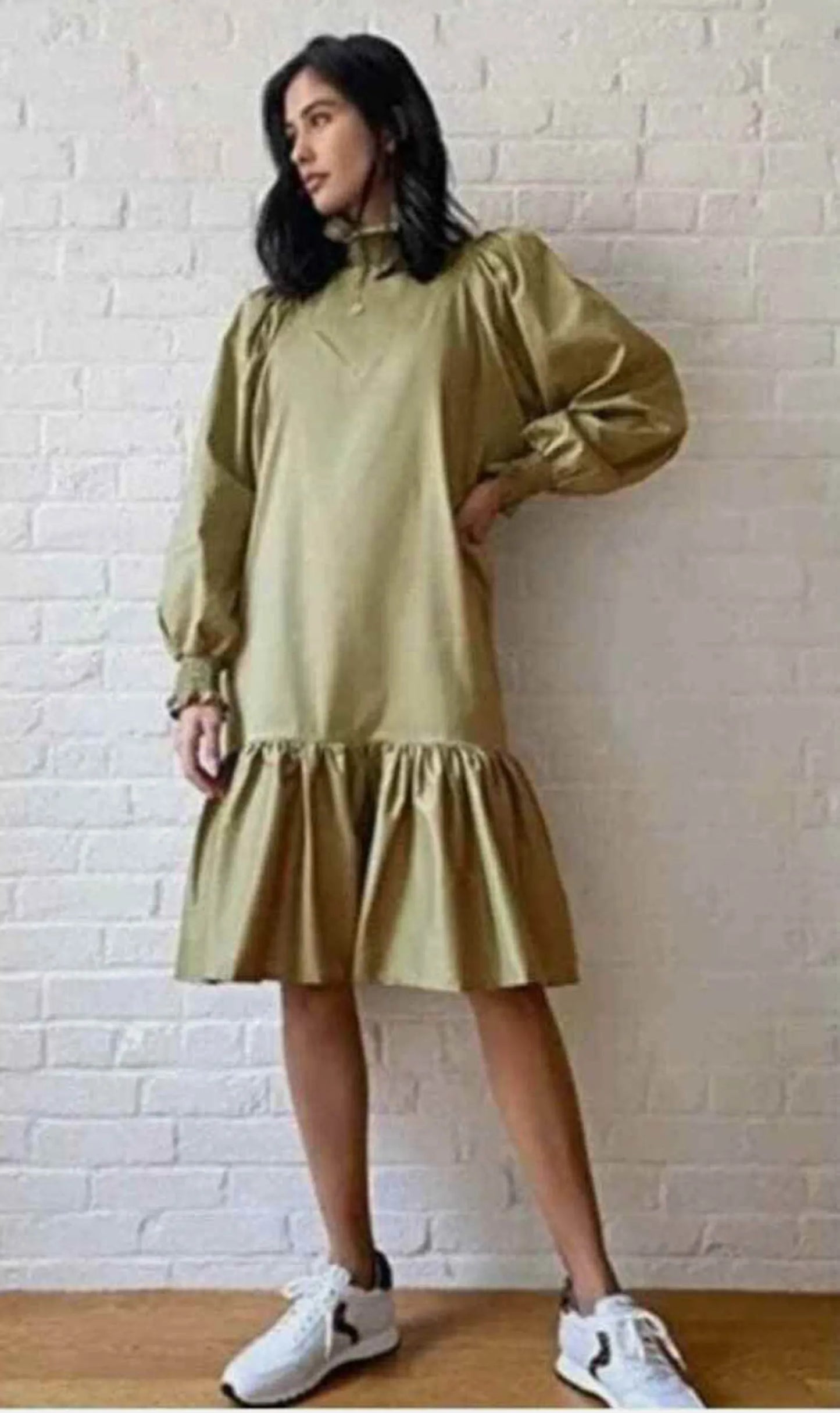 AVAVAV Firenze Smock Ruffle-klänning